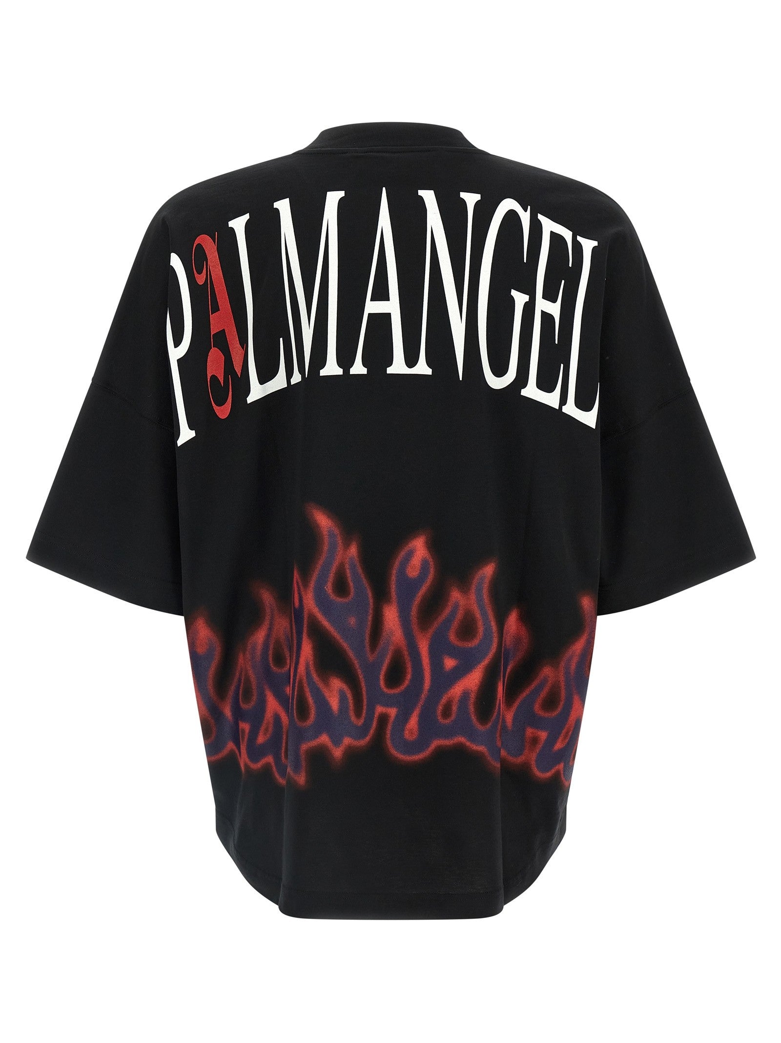 Palm Angels Flames Shirt Black