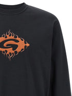 Gramicci Flames Shirt Black, view 3
