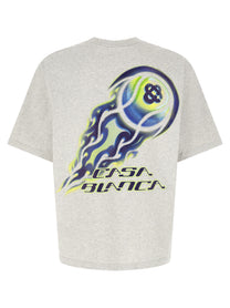 Casablanca Flaming Tennis Ball Shirt Grey