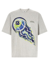 Casablanca Flaming Tennis Ball Shirt Grey