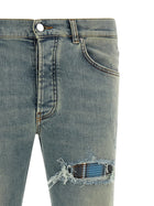 AMIRI Flannel MX1 Jeans Blue
