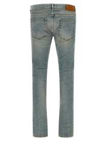 AMIRI Flannel MX1 Jeans Blue