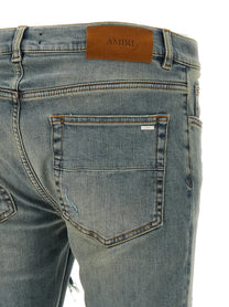 AMIRI Flannel MX1 Jeans Blue