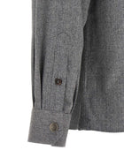 Brunello Cucinelli Flannel Overshirt Grey, view 4