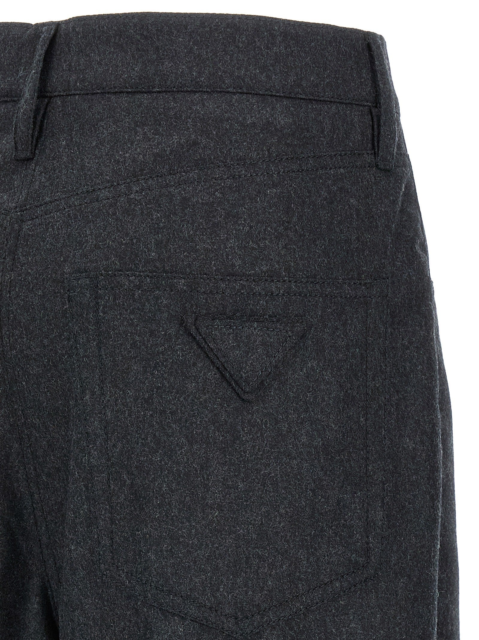 PRADA Flannel Pants Grey