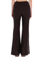 Alysi Women's Flannel Pants Brown, view 4