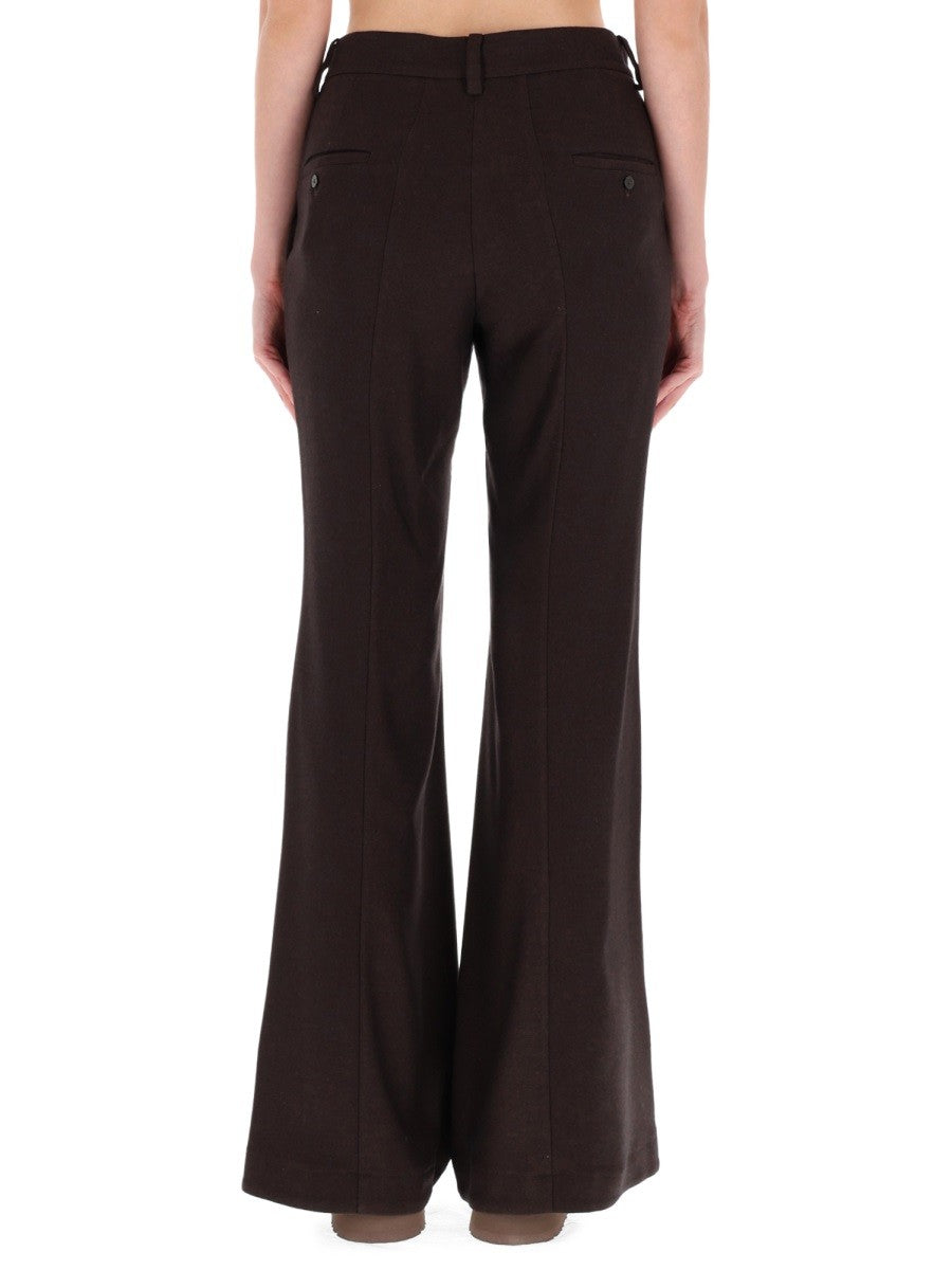 Alysi Women's Flannel Pants Brown, view 4