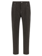 Brunello Cucinelli Flannel Pants Grey