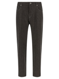Brunello Cucinelli Flannel Pants Grey