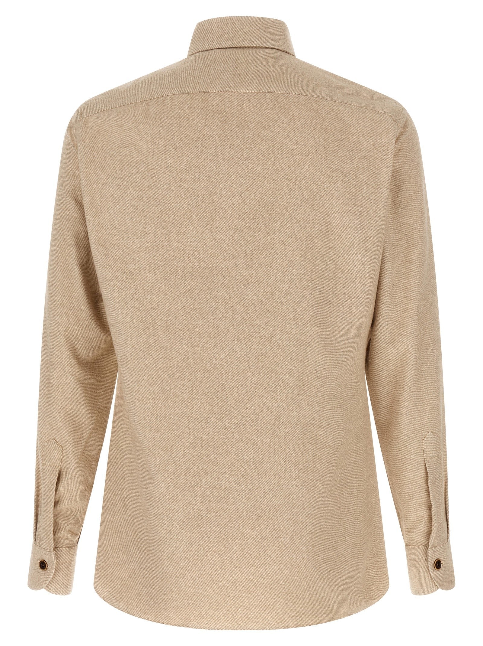 Borriello Flannel Shirt Beige