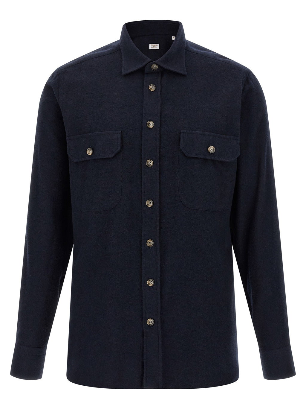 Borriello Flannel Shirt Blue
