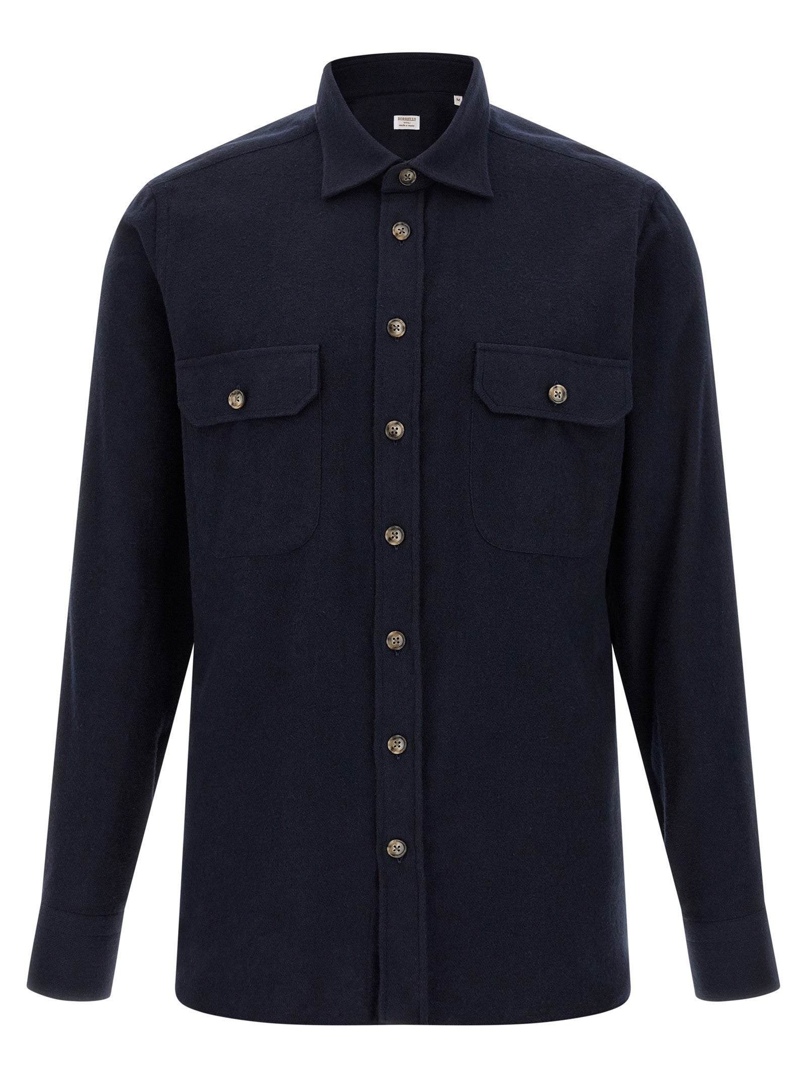 Borriello Flannel Shirt Blue