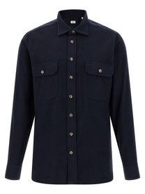 Borriello Flannel Shirt Blue