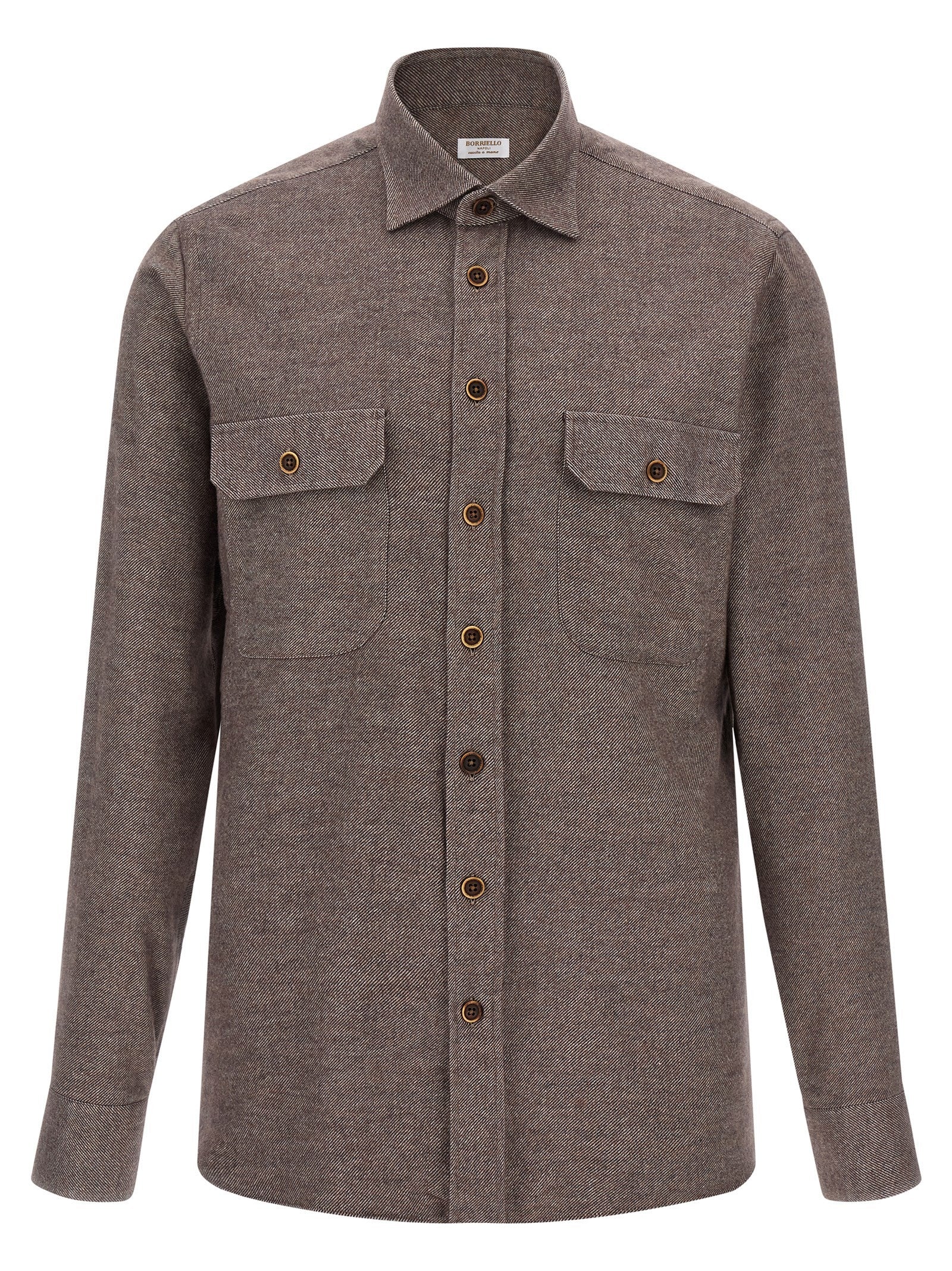 Borriello Flannel Shirt Brown