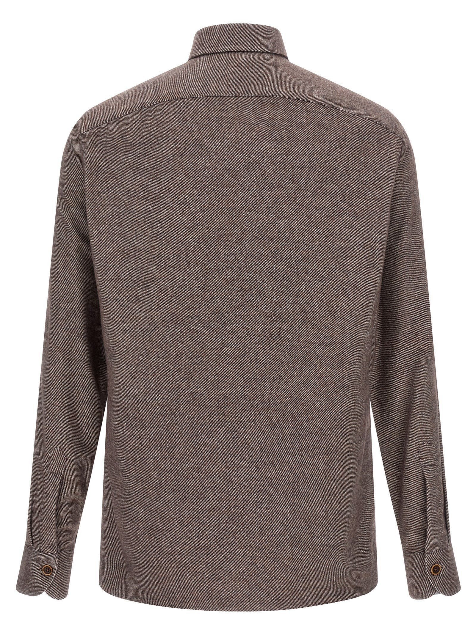 Borriello Flannel Shirt Brown