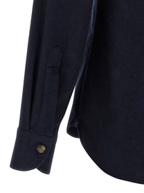 Borriello Flannel Shirt Blue