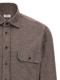 Borriello Flannel Shirt Brown