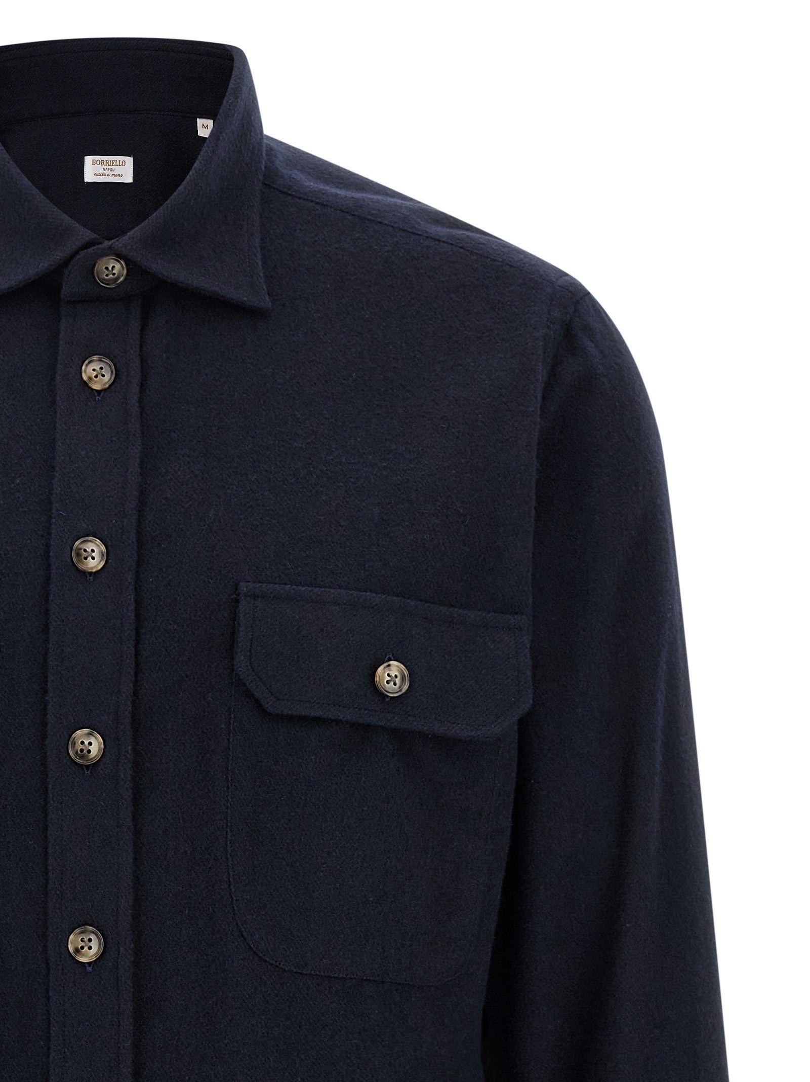 Borriello Flannel Shirt Blue