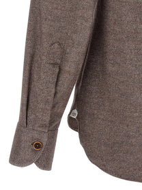 Borriello Flannel Shirt Brown