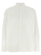 Saint Laurent Flap Collar Shirt White