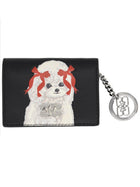 Ganni Women's Flap Puddle Card Holder Black