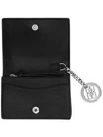 Ganni Women's Flap Puddle Card Holder Black