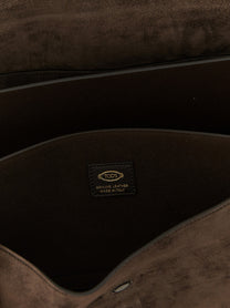 Tod's Flap Timeless Shoulder Bag Brown
