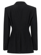 Dolce&amp;Gabbana Flared Blazer Black, view 2
