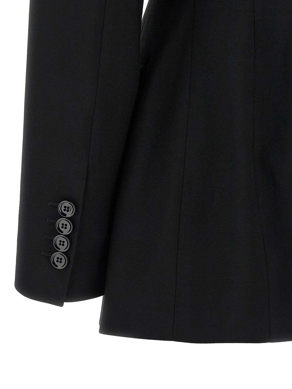 Dolce&amp;Gabbana Flared Blazer Black, view 4