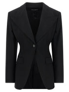 Dolce&amp;Gabbana Flared Blazer Black