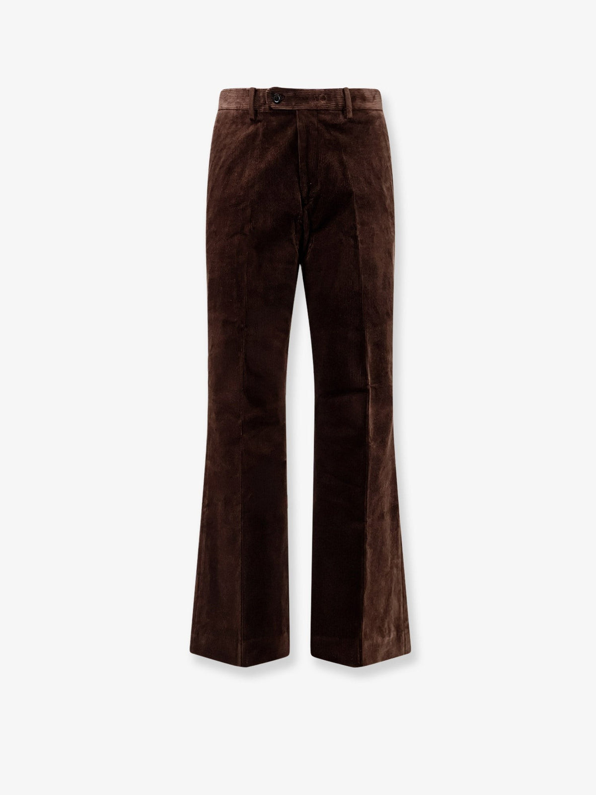Tonywack Men's Flared Corduroy Trousers Brown