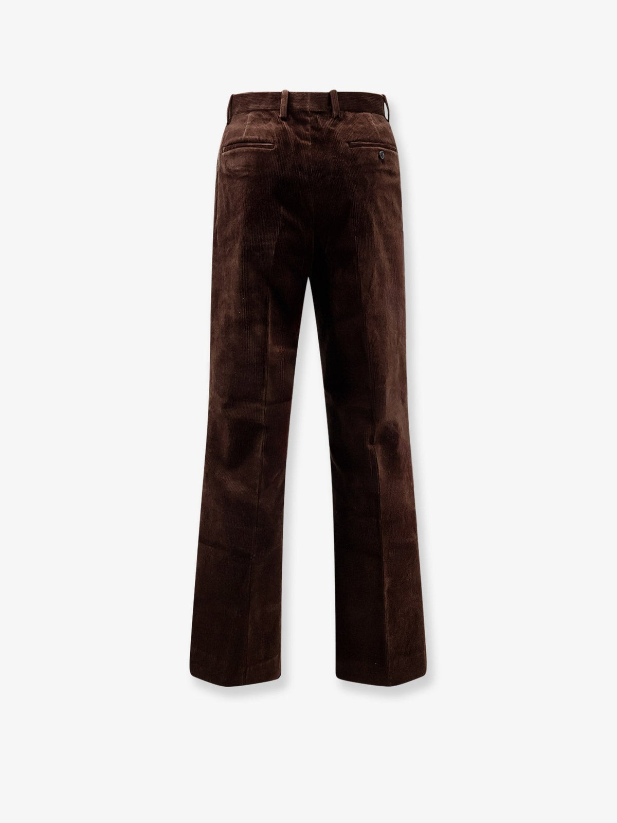 Tonywack Men's Flared Corduroy Trousers Brown