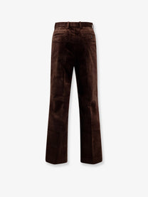 Tonywack Men's Flared Corduroy Trousers Brown