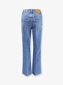 Bottega Veneta Women's Flared Cotton Jeans Blue