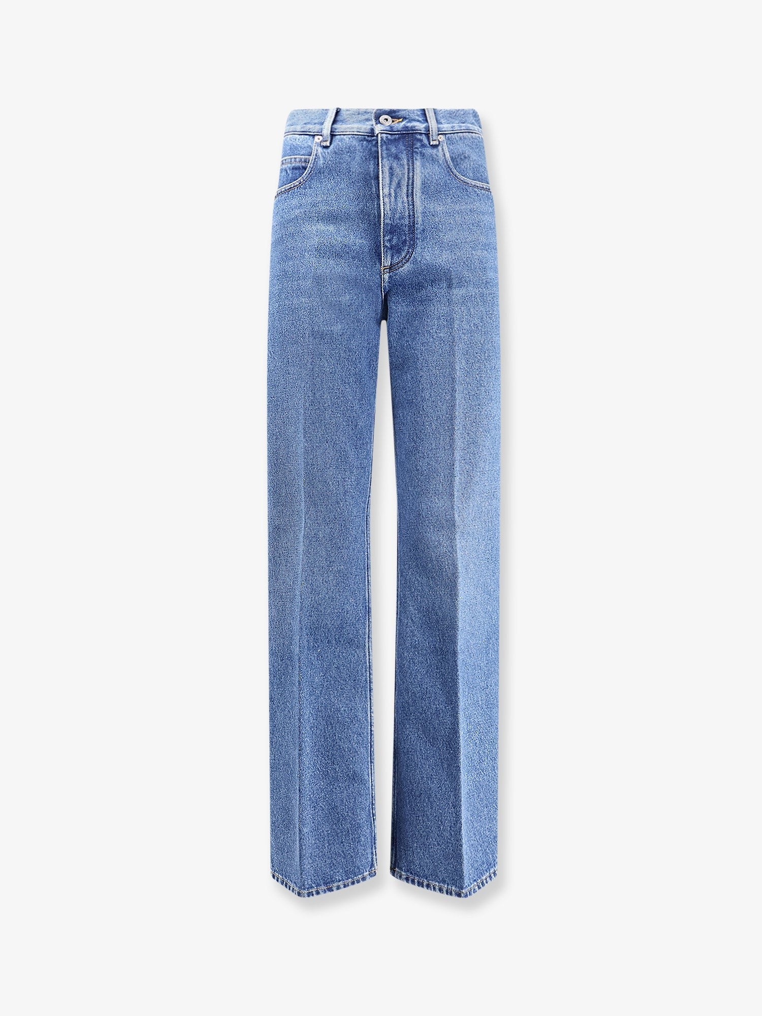 Bottega Veneta Women's Flared Cotton Jeans Blue
