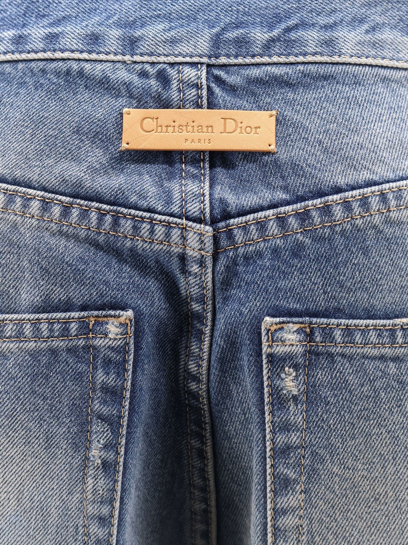 Dior Women's Flared Jeans Blue Dior