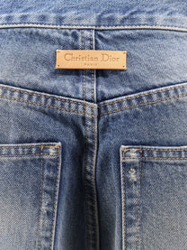 Dior Women's Flared Jeans Blue Dior