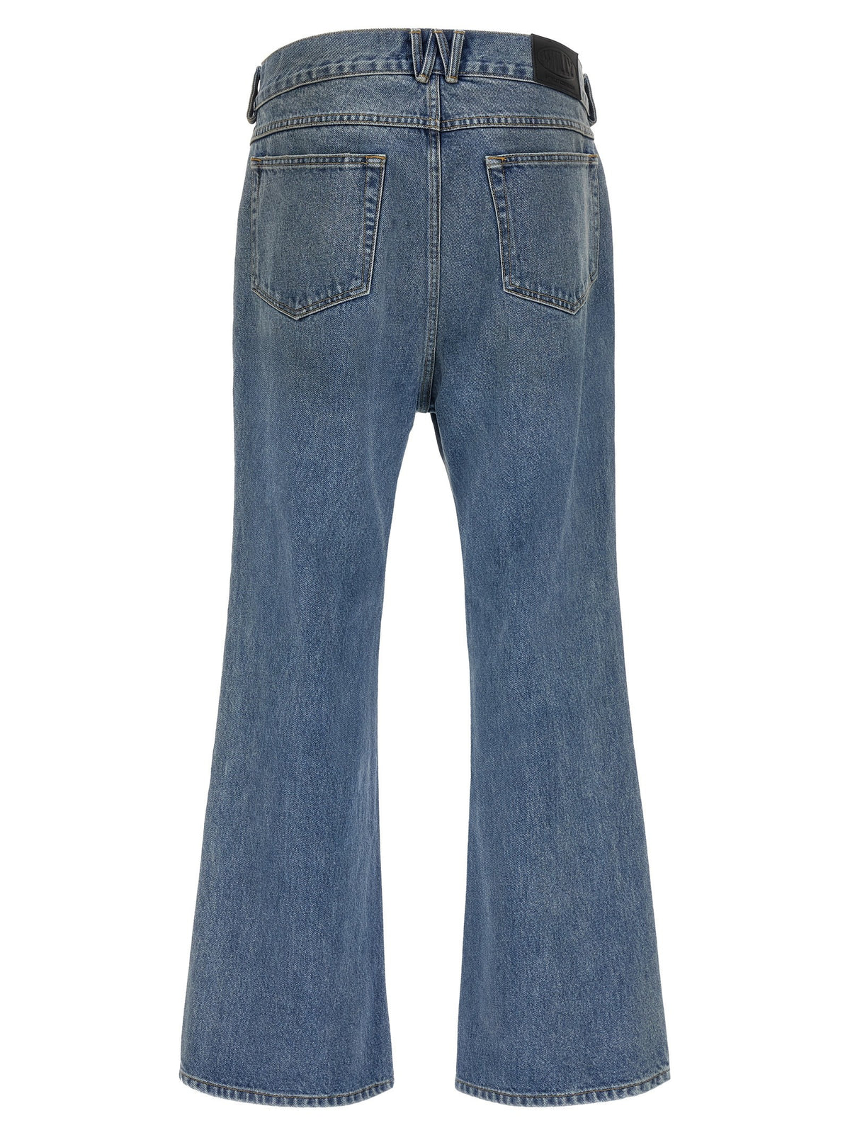 Willy Chavarria Flared Jeans Blue