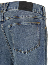 Willy Chavarria Flared Jeans Blue
