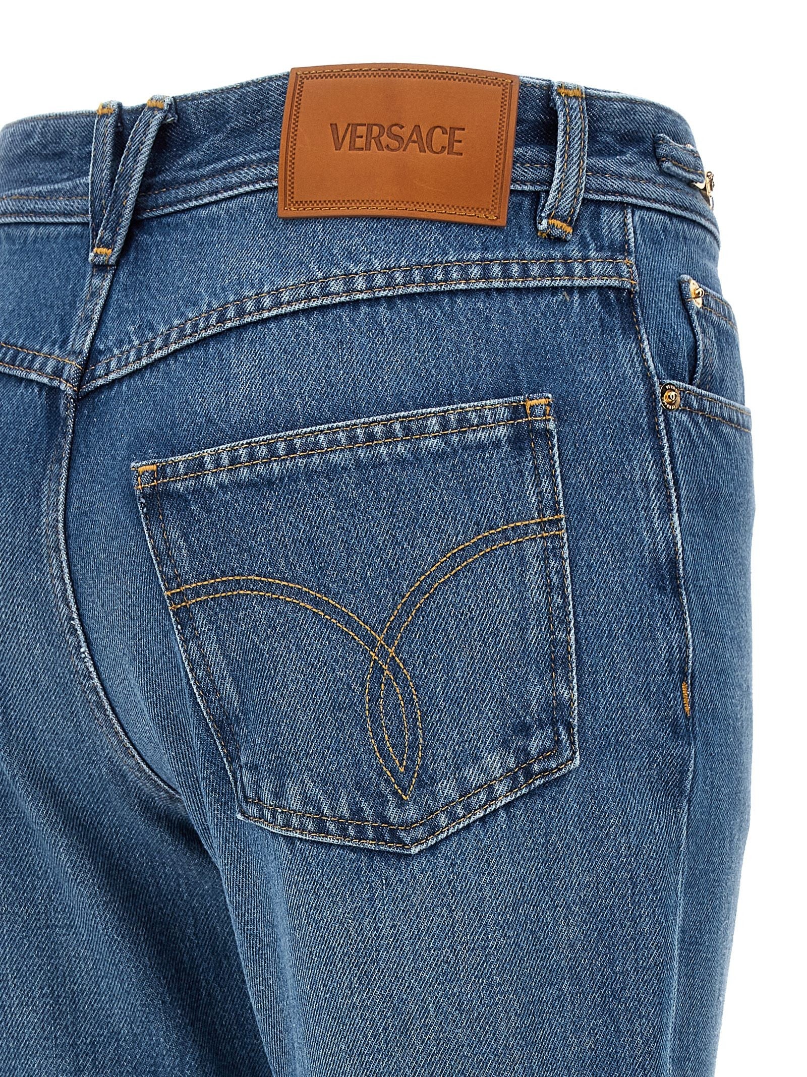 Versace Flared Jeans Blue