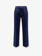 Tonywack Men's Flared Leg Cotton Jeans Blue