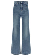 Ami Paris Flared Leg Jeans Blue