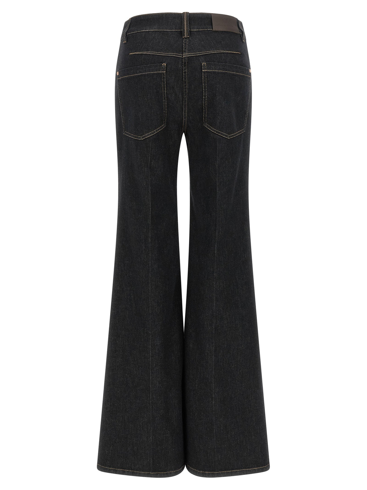 Brunello Cucinelli Flared Leg Jeans Blue
