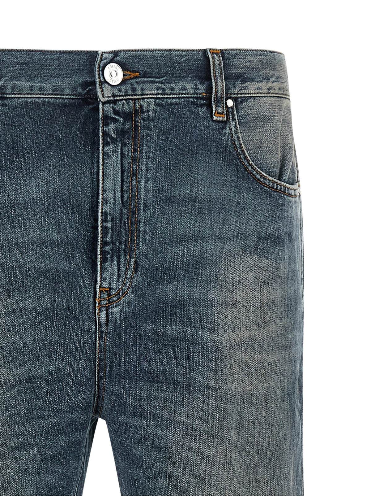 AMIRI Flared Leg Jeans Blue