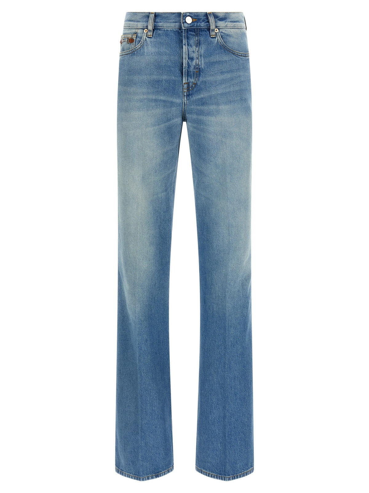 Gucci Flared Leg Jeans Blue