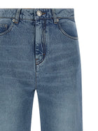 Ami Paris Flared Leg Jeans Blue, view 3