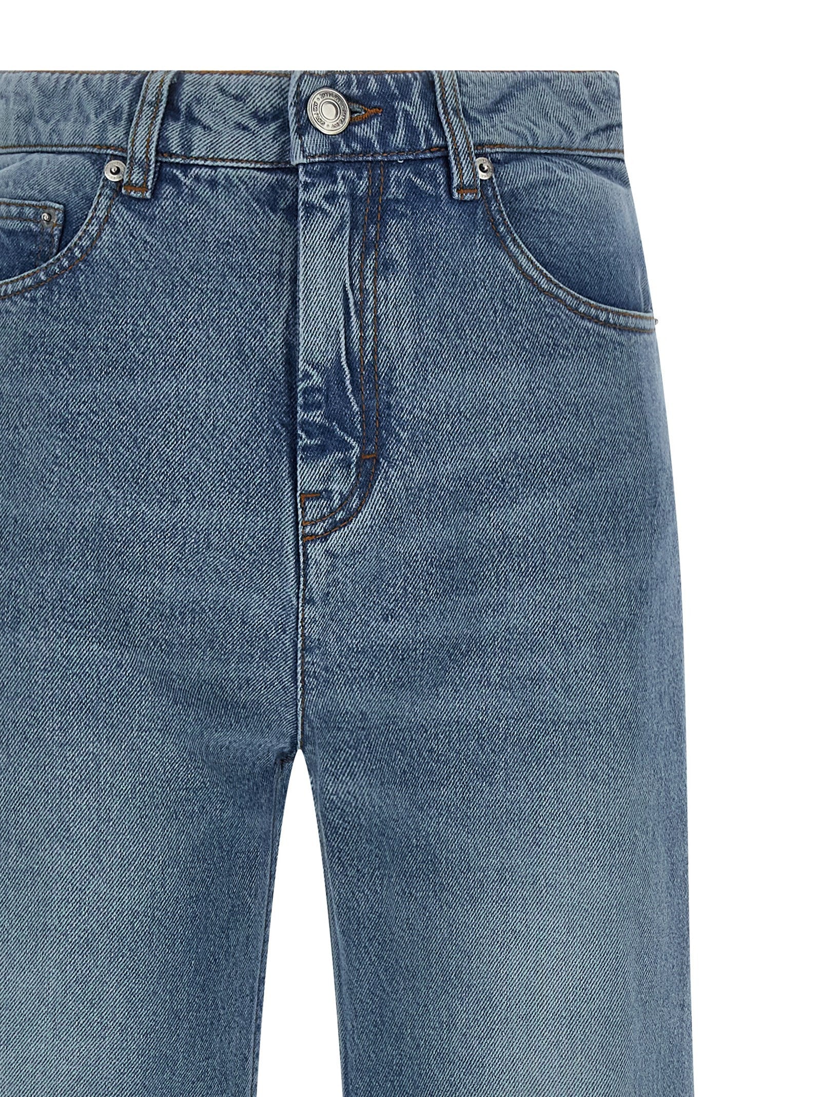 Ami Paris Flared Leg Jeans Blue