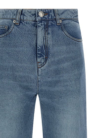 Ami Paris Flared Leg Jeans Blue