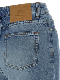 Ami Paris Flared Leg Jeans Blue