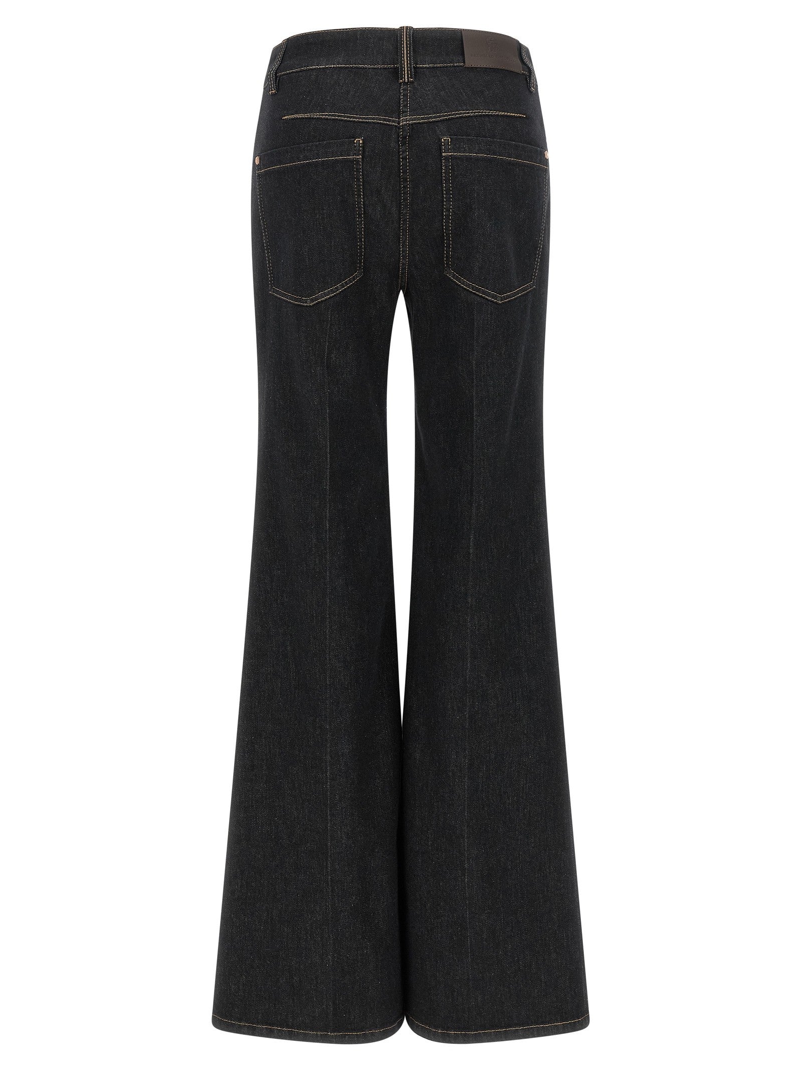 Brunello Cucinelli Flared Leg Jeans Blue